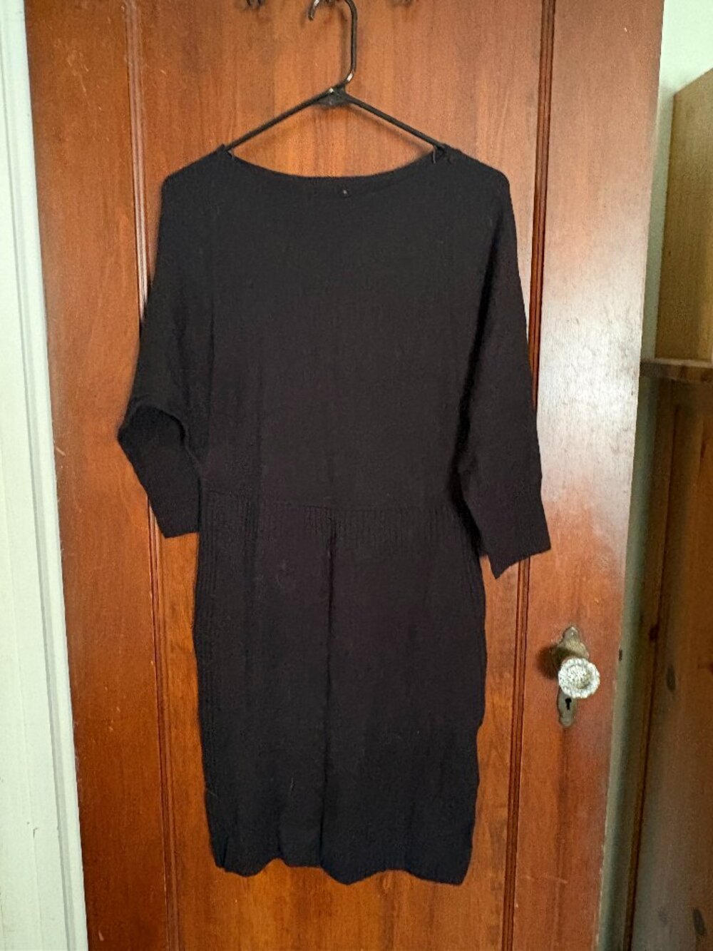 Super Soft Black Sweater Dress, The Limited, Size M